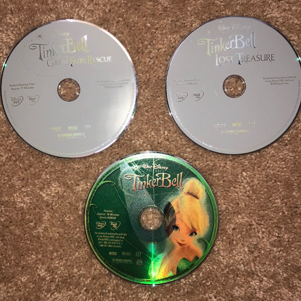 Tinkerbell Dvd’s Bundle